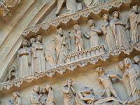 Reims - Cathedrale - Porche nord, Portail des Saints (08)